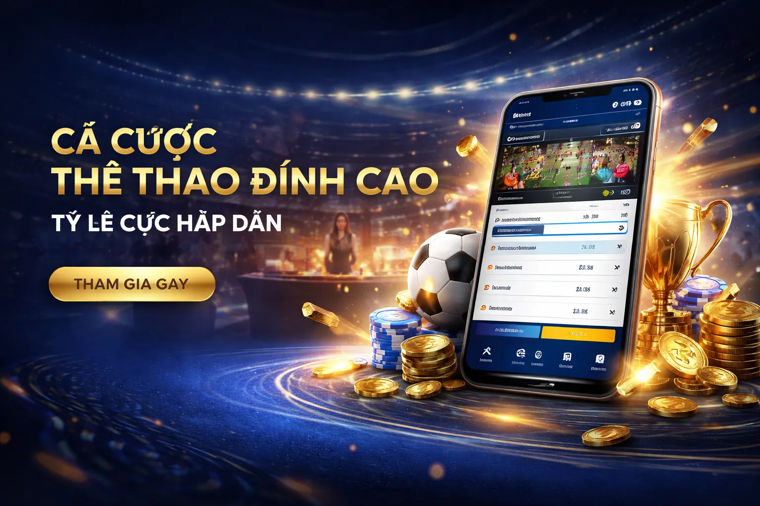 Sân vận động Luky 8 tràn ngập người hâm mộ và ánh đèn rực rỡ